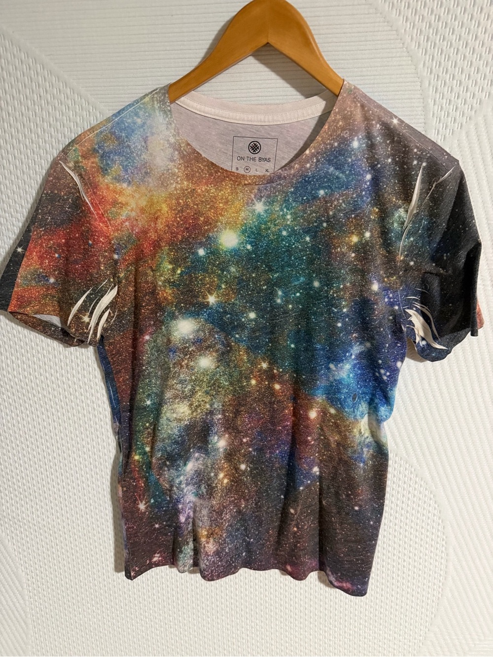 on the byas Mens Galaxy Nebula Tee - Multicolor